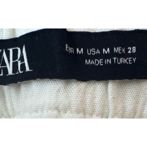 2/$30 ZARA Size M White Asymmetrical Button Front Skirt - Picture 4 of 11